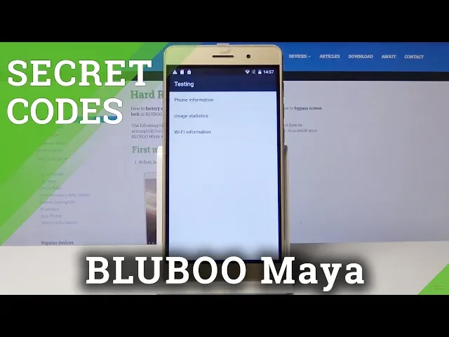 Video thumbnail for Secret Code in BLUBOO Maya – Testing Mode / IMEI Number
