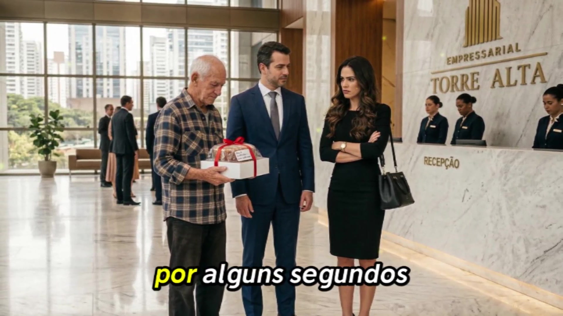 Video thumbnail for Noiva Rica Humilha Pai Pobre de Milionário… Mas a Resposta do Filho Deixa Todos em Silêncio!