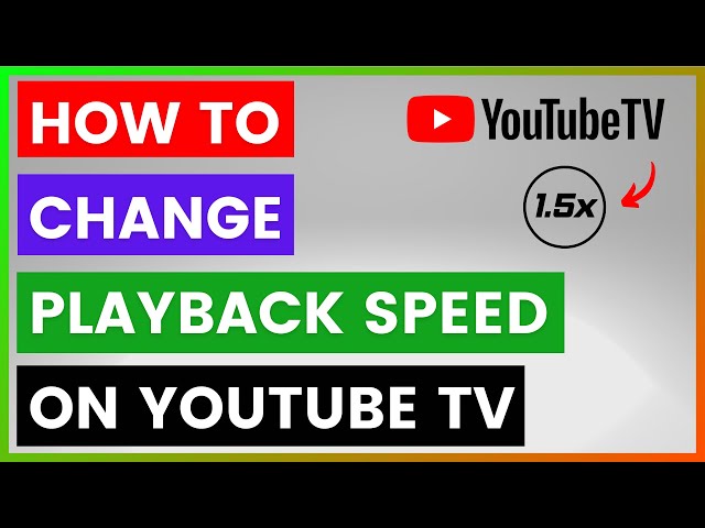 Video thumbnail for How To Change Playback Speed On YouTube TV? [in 2025]