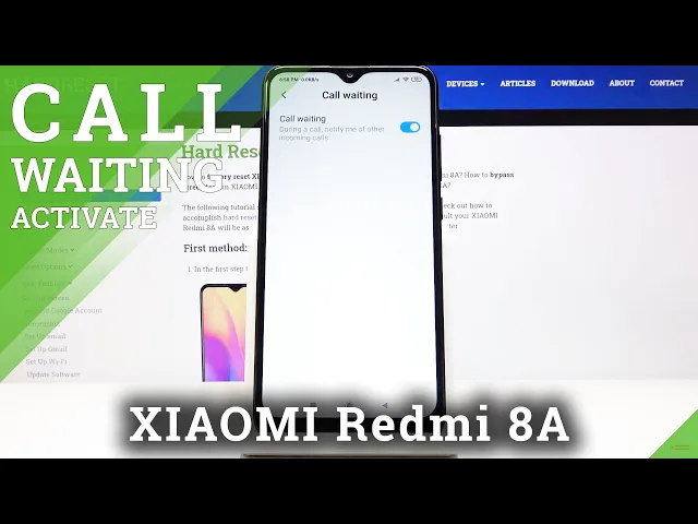 Video thumbnail for How to Enter Calls Options in Xiaomi Redmi 8A  - Activate Call Waiting Feature