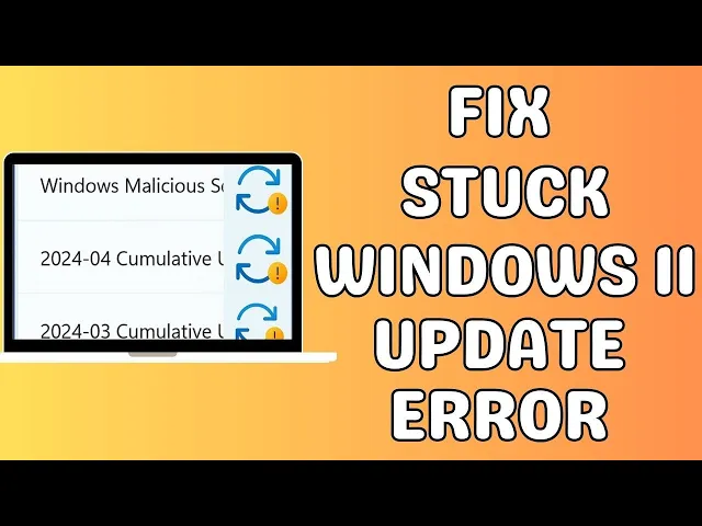 Video thumbnail for How to fix a stuck Windows 11 Update error