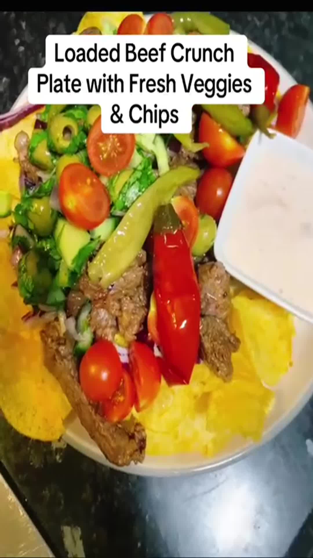 Video thumbnail for Loaded Beef & Veggie Crunch Plate – Easy Homemade Recipe