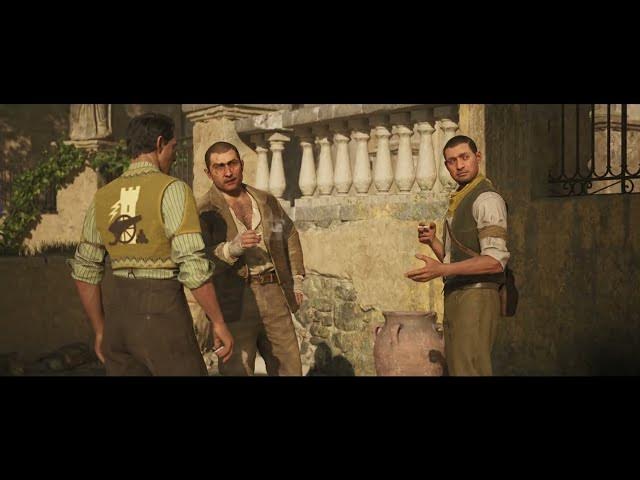 Video thumbnail for Mafia: The Old Country - Chapter 2 Palio: Walk With Isabella (Fountain) Deliver Wine To Customer