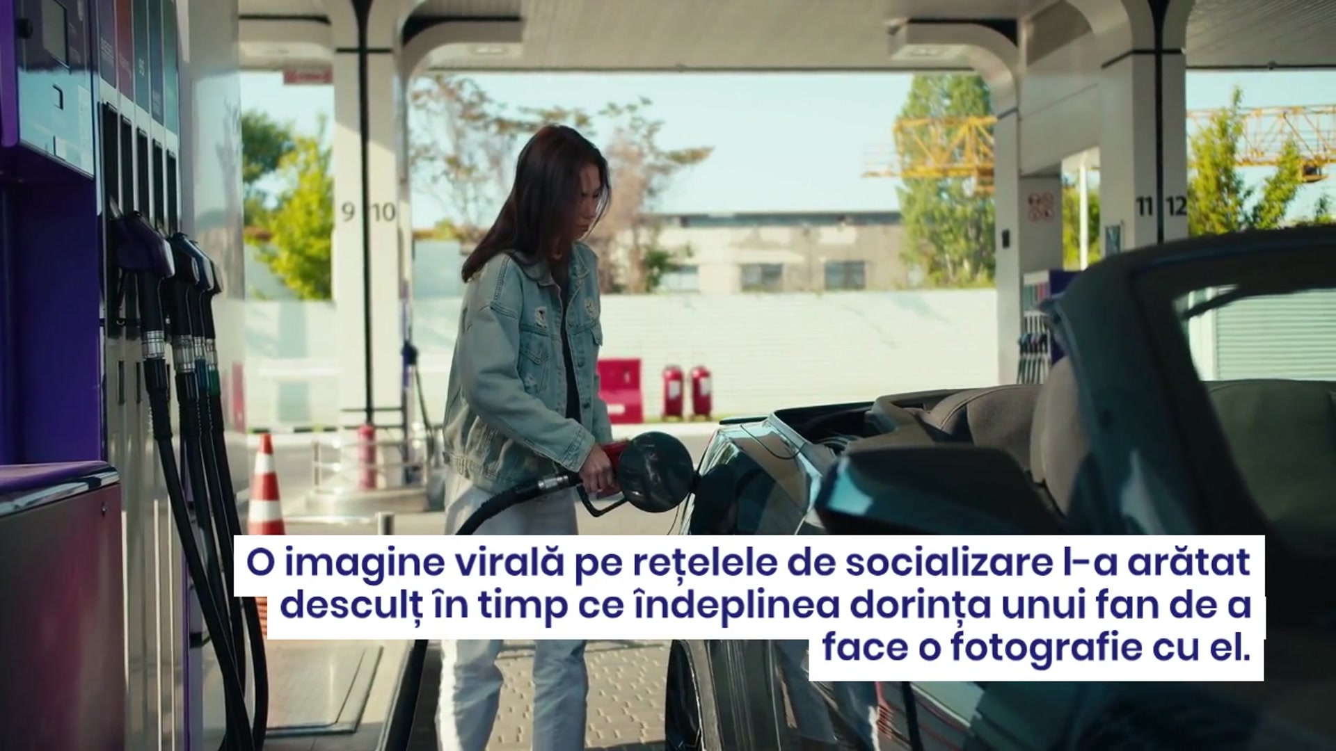 Video thumbnail for Gigi Becali a fost surprins într-o benzinărie purtând șosete, iar imaginea a devenit rapid virală pe rețelele de socializare.