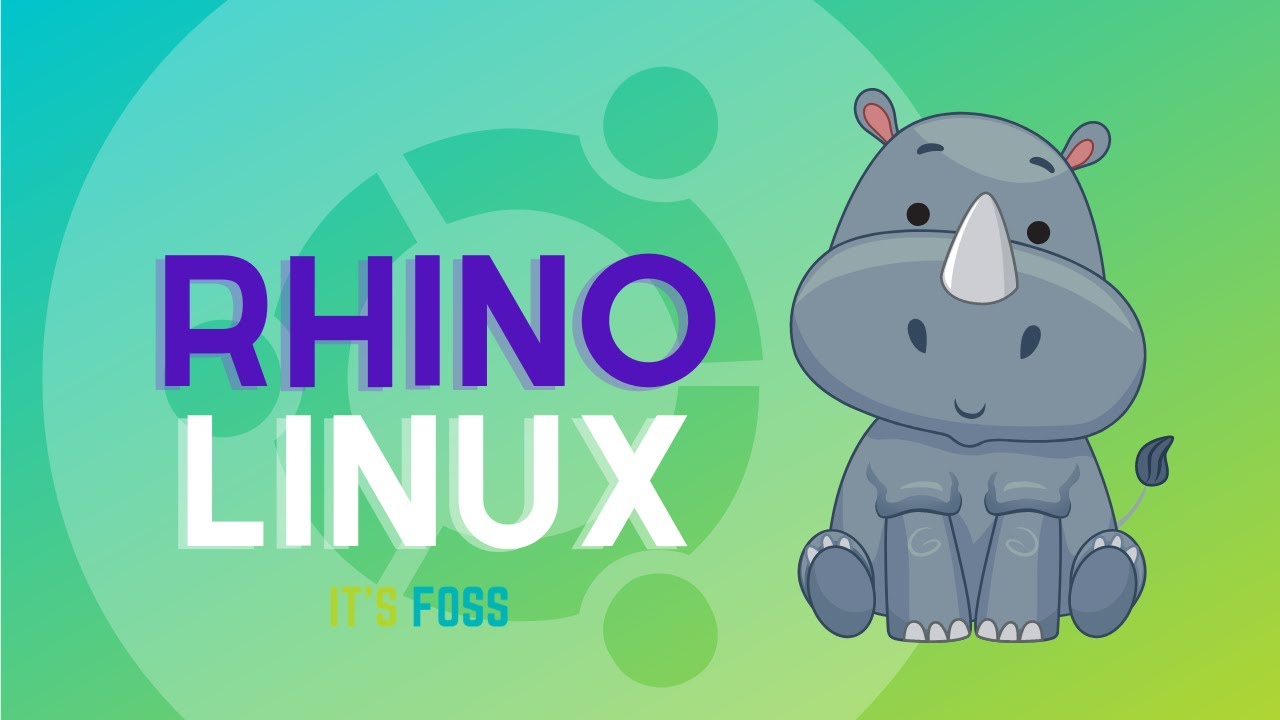 'Video thumbnail for Meet Rhino Linux : Ubuntu based + Rolling release + AUR'