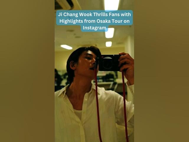 Video thumbnail for Ji Chang Wook's Osaka Tour Snippets on Instagram✨😍 #shorts#jichangwook#kpop#kdrama #trending#viral
