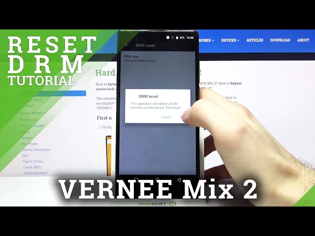 Video thumbnail for How to Reset Digital Rights Managements on VERNEE Mix 2 – Reset DRM