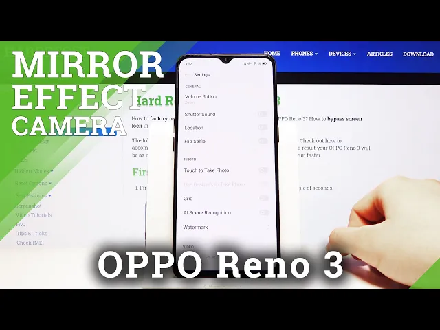 Video thumbnail for How to Deactivate Mirror Effect in OPPO Reno 3 Camera