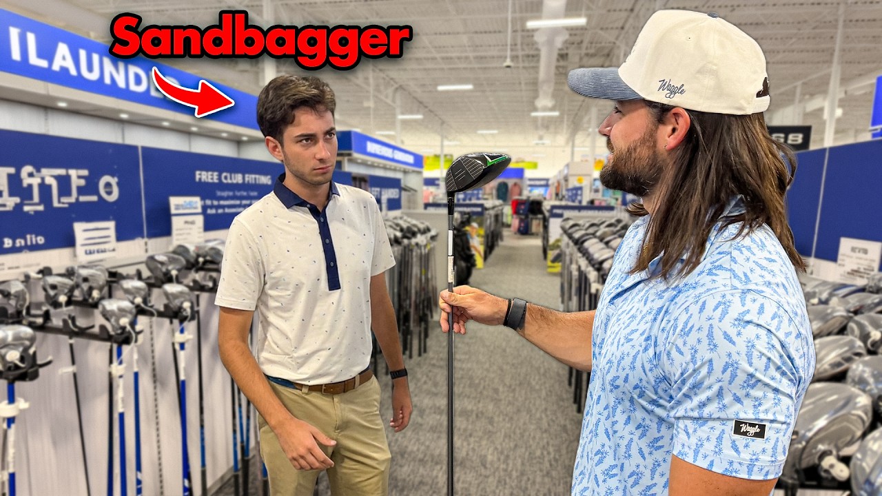 Video thumbnail for CALLING OUT Golfers inside a golf store