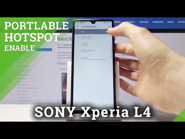 Video thumbnail for How to Activate Portable Hotspot in SONY Xperia L4 – Share Internet