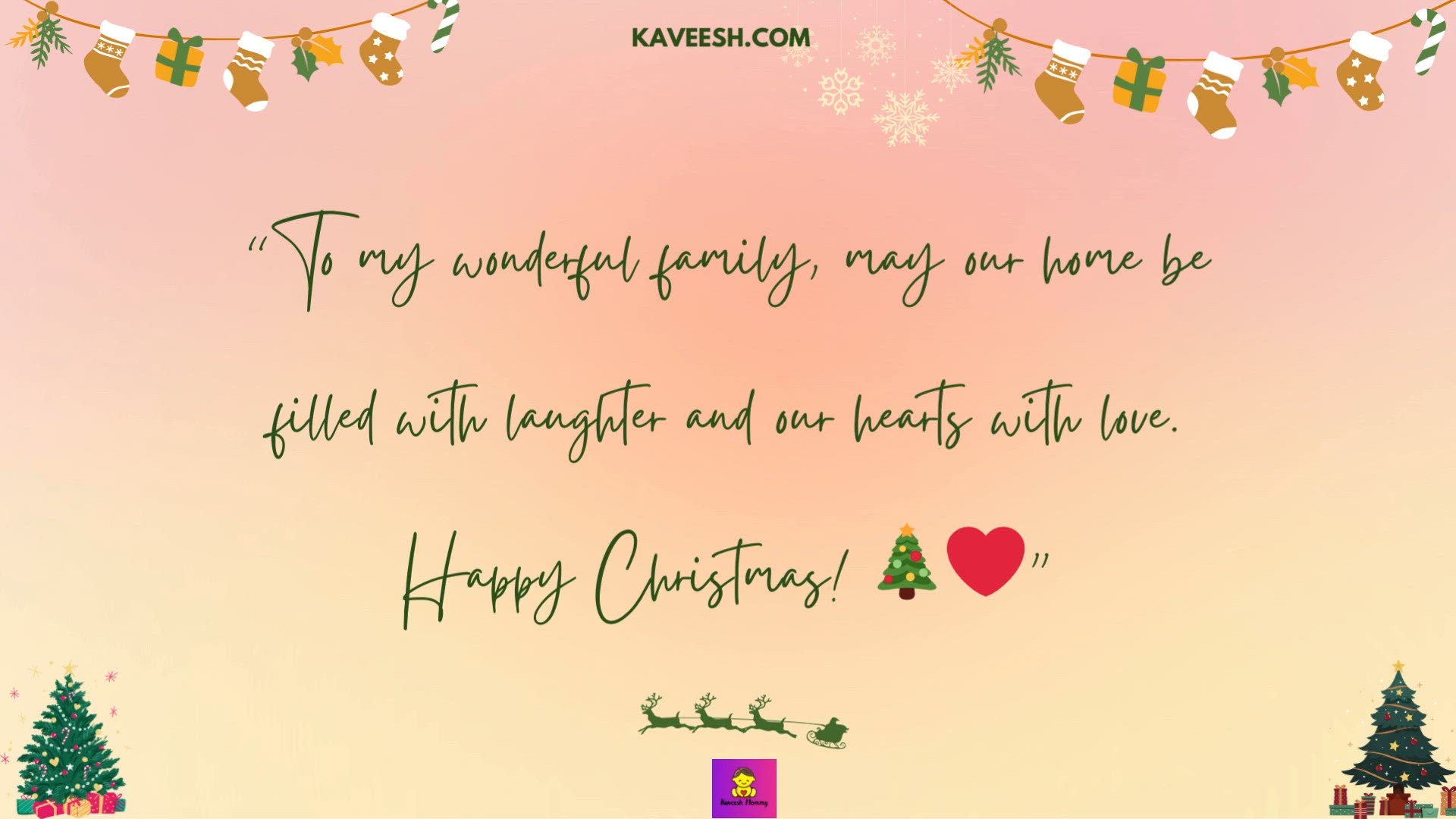 'Video thumbnail for Happy Christmas Wishes To Family'
