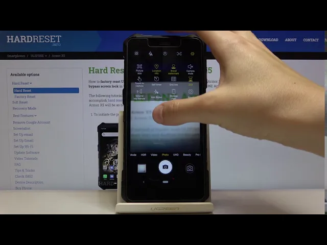 Video thumbnail for How to Manage Camera Watermark in ULEFONE Armor X5 – Set Watermark