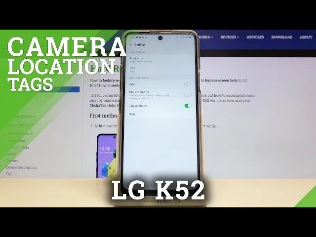 Video thumbnail for How to Enable Camera Location Tags in LG K52? Camera Feature