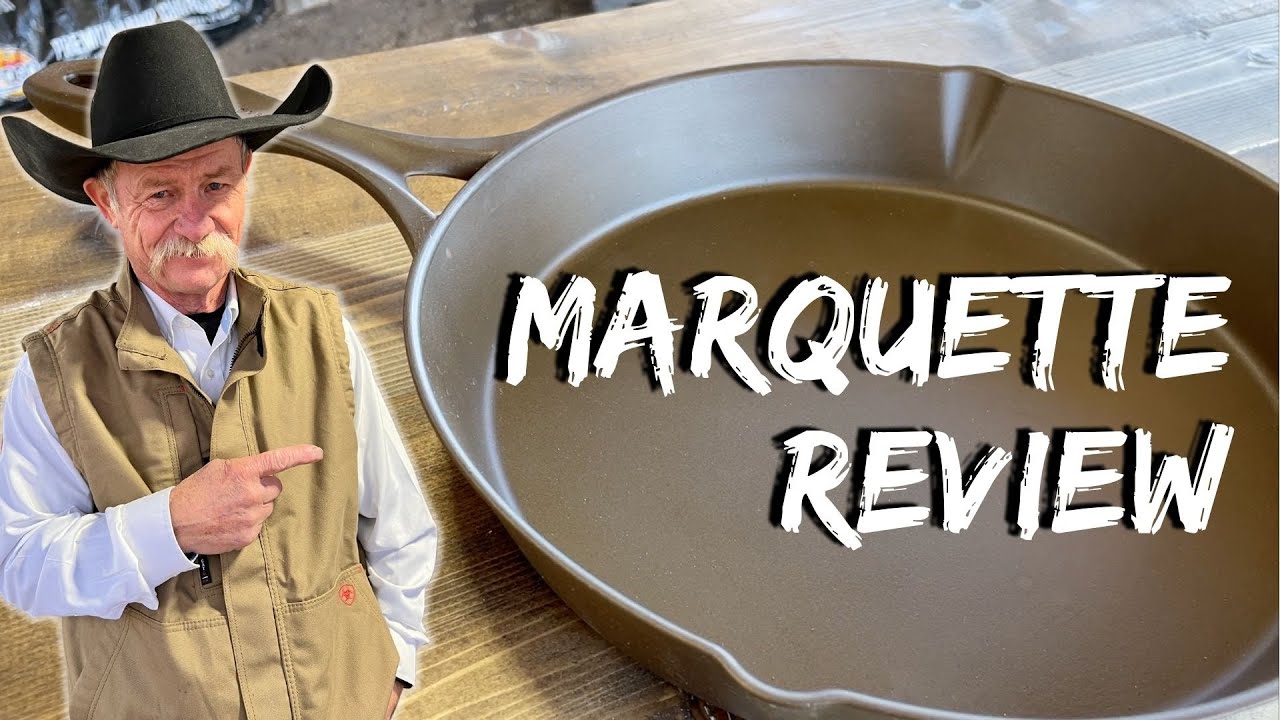 'Video thumbnail for Honest UNPAID Review: Unboxing the Marquette Castings Cast Iron Skillet'