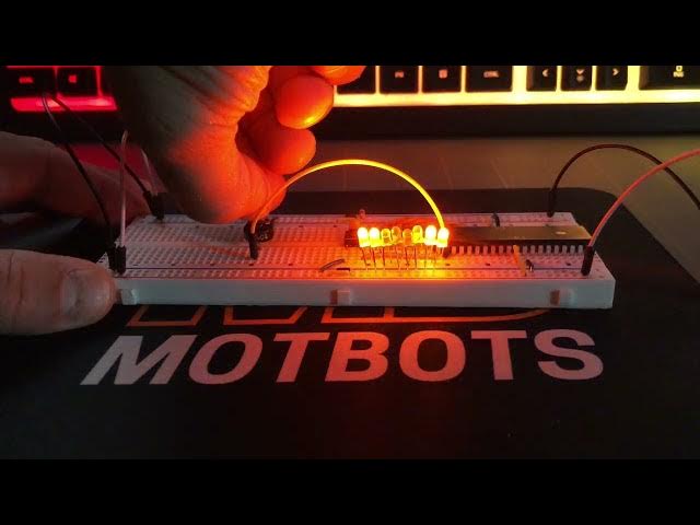 Video thumbnail for PIC Programming: Byte Lights With the ADC (Prototype Demo)