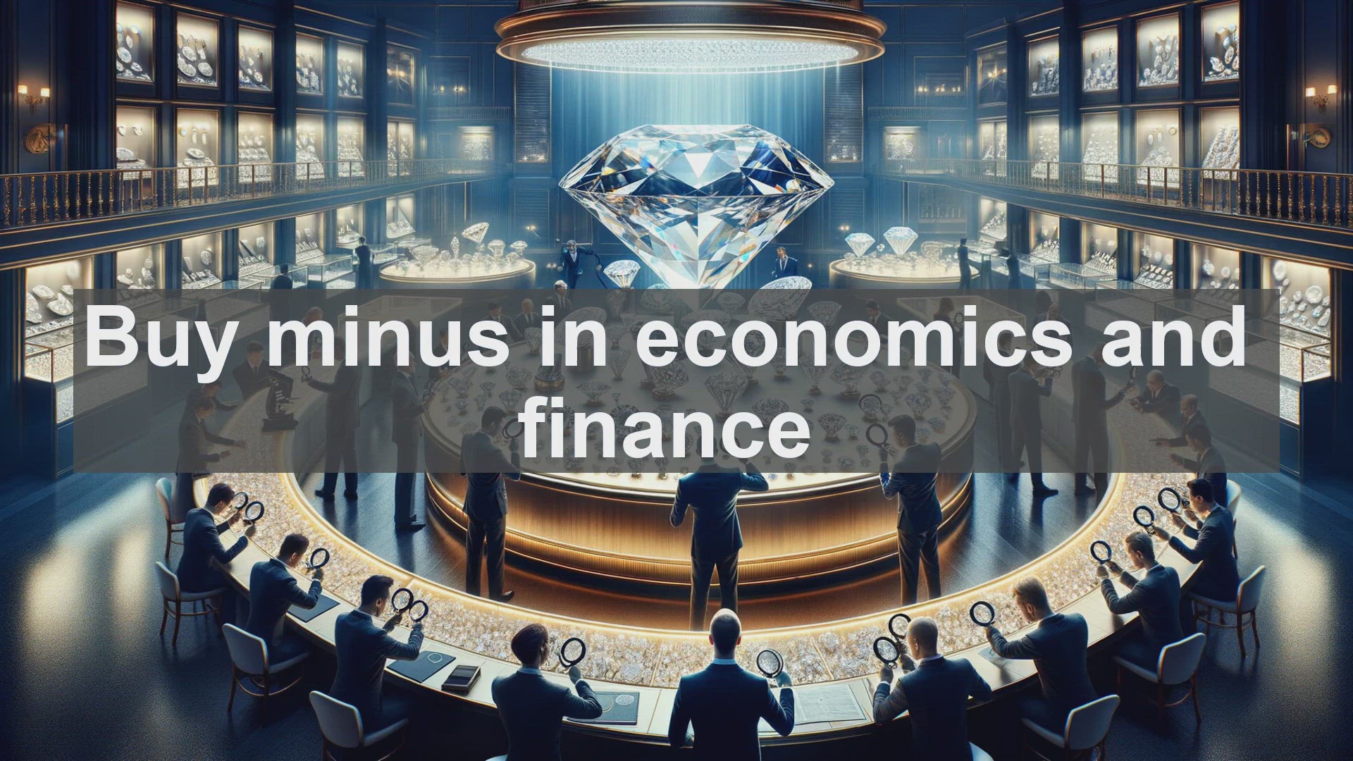 'Video thumbnail for Buy minus in economics and finance'