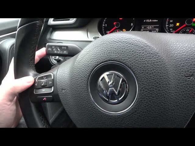Video thumbnail for How to Enable or Disable Front Assistant in Volkswagen Passat B7 (2010 -2015) - Use Front Assistant