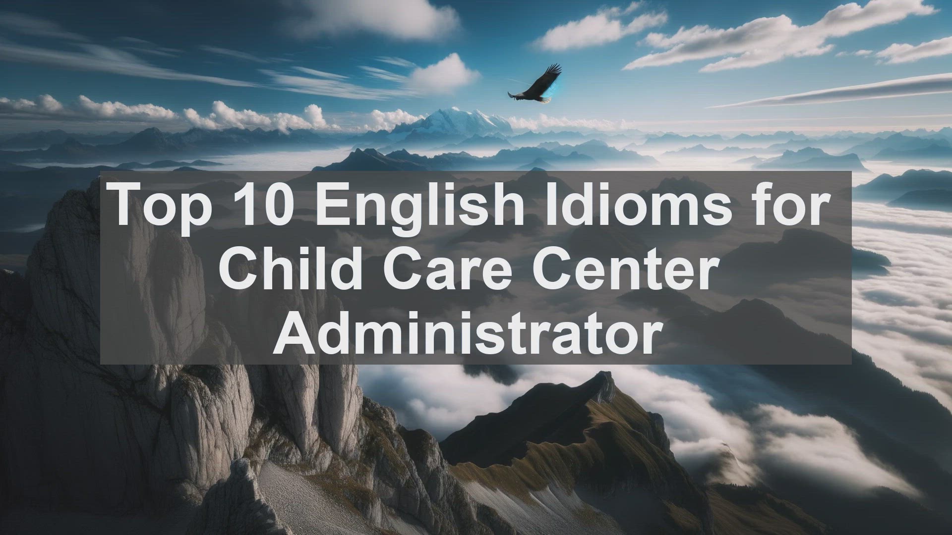 'Video thumbnail for Top 10 English Idioms for Child Care Center Administrator'