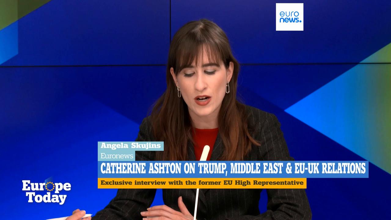 Video thumbnail for Trump recognises the ‘weaponisation’ of trade, former EU top diplomat Catherine Ashton says
