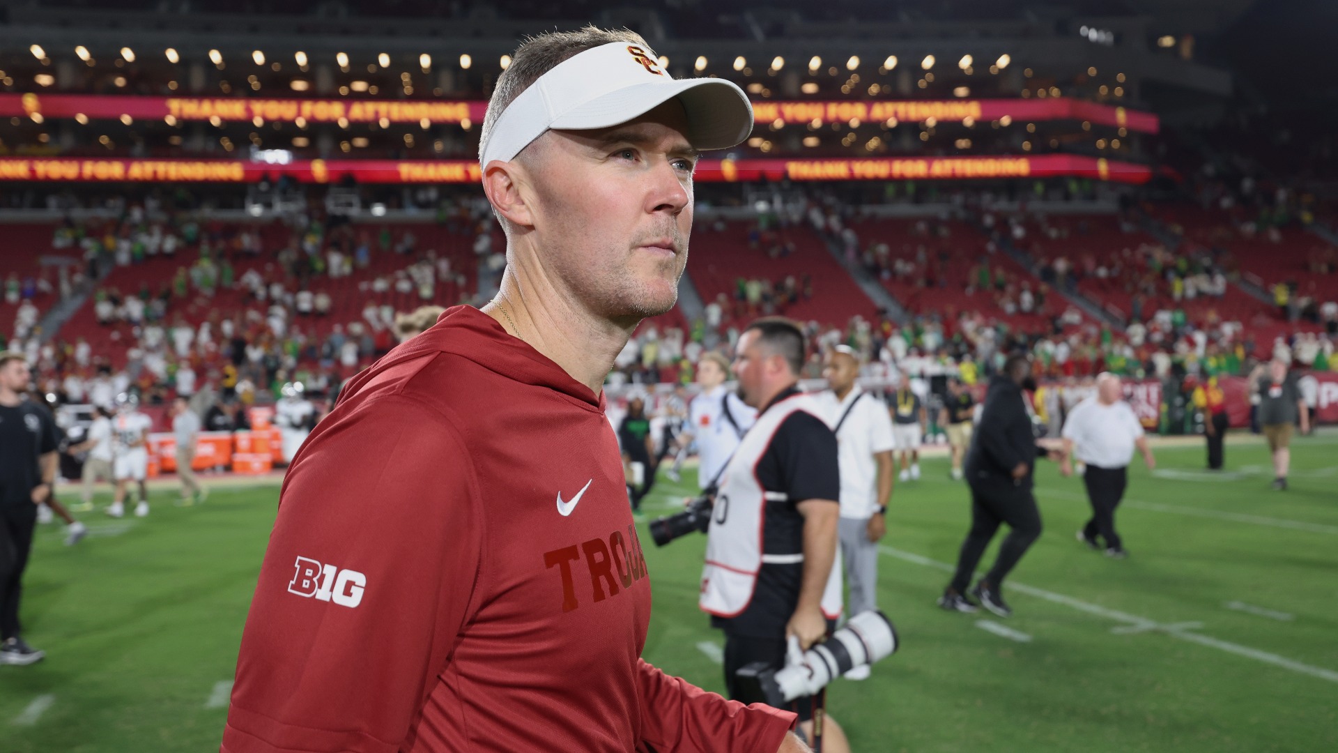 Video thumbnail for Oregon Stuns USC: Is Lincoln Riley's Time Up in Southern Cal?