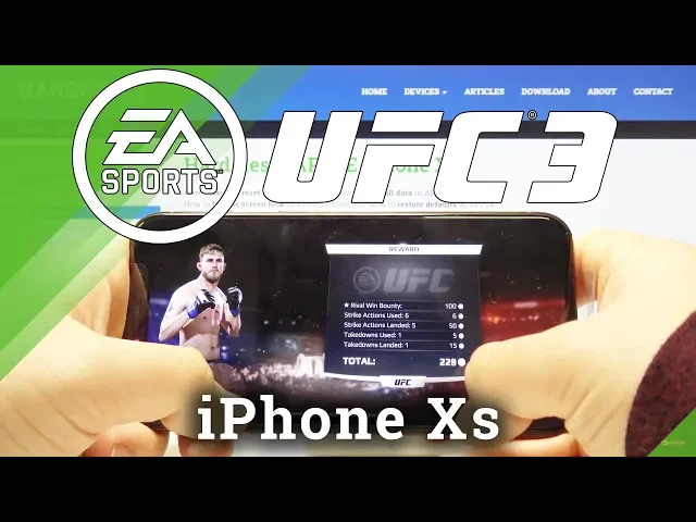 Video thumbnail for EA Sports UFC on iPhone Xs – FPS Test / Checkup Performance / Gameplay
