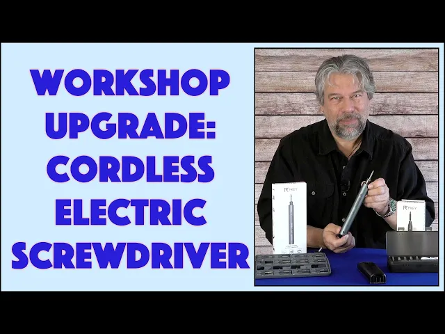 Video thumbnail for PKEY Cordless Electric Screwdriver -- DEMO & REVIEW