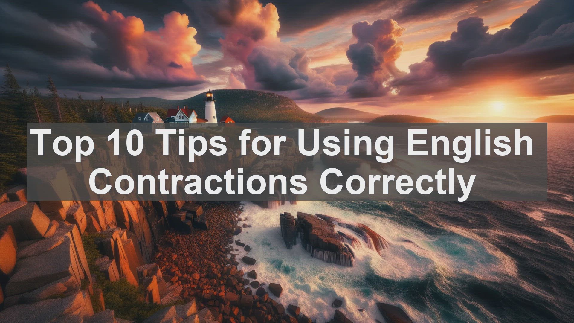 'Video thumbnail for Top 10 Tips for Using English Contractions Correctly'