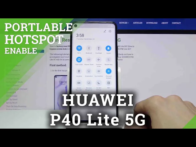 Video thumbnail for How to Enable Portable Hotspot on HUAWEI P40 Lite 5G – Use Portable Hotspot