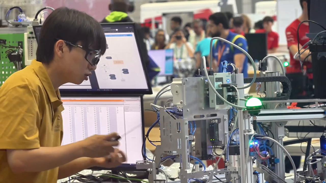 Video thumbnail for China: WorldSkills Competition Highlights New Industries in Shanghai.