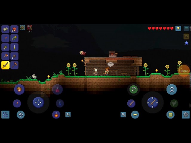 Video thumbnail for terraria #4: not stressing, I'm just tired