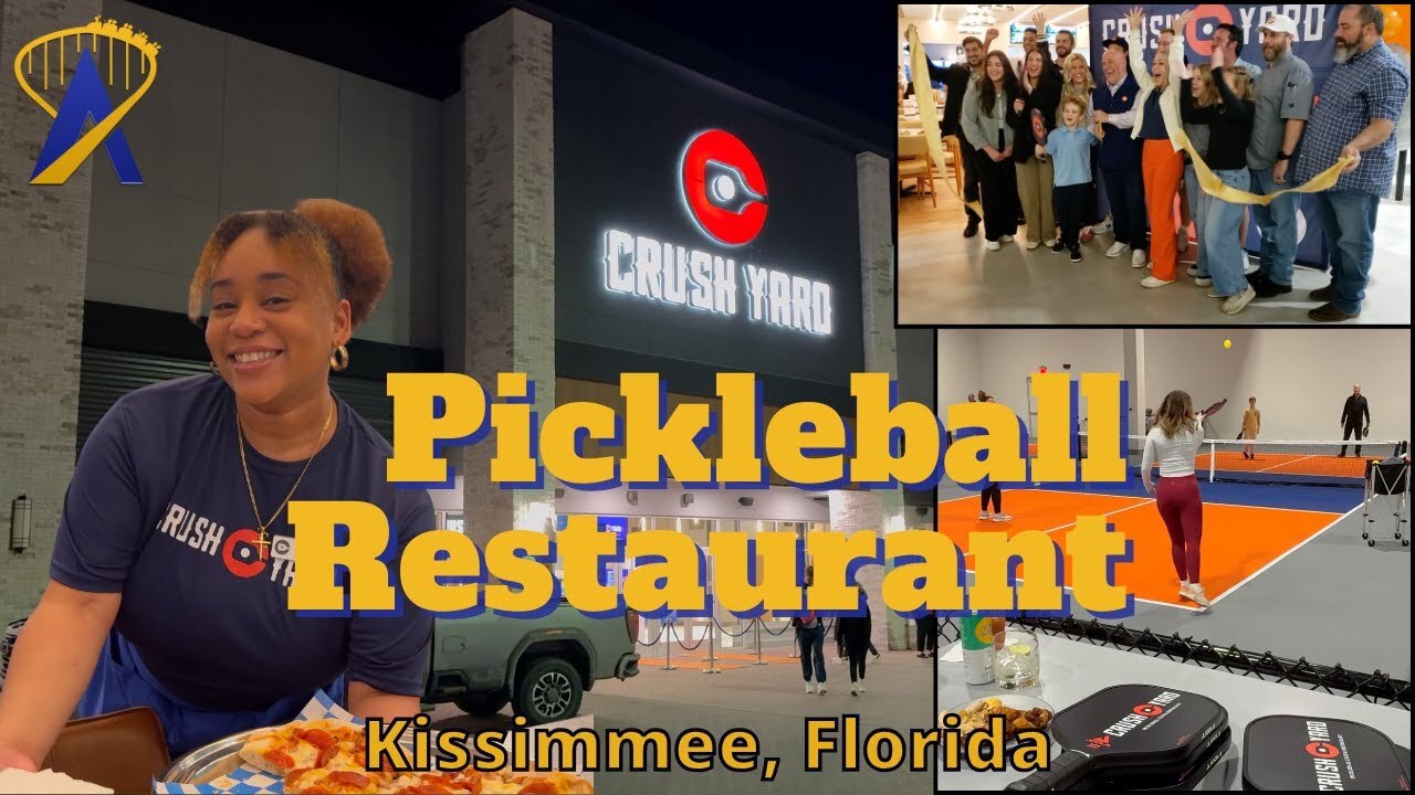Video thumbnail for Crush Yard: New Pickleball Restaurant Opens in Orlando
