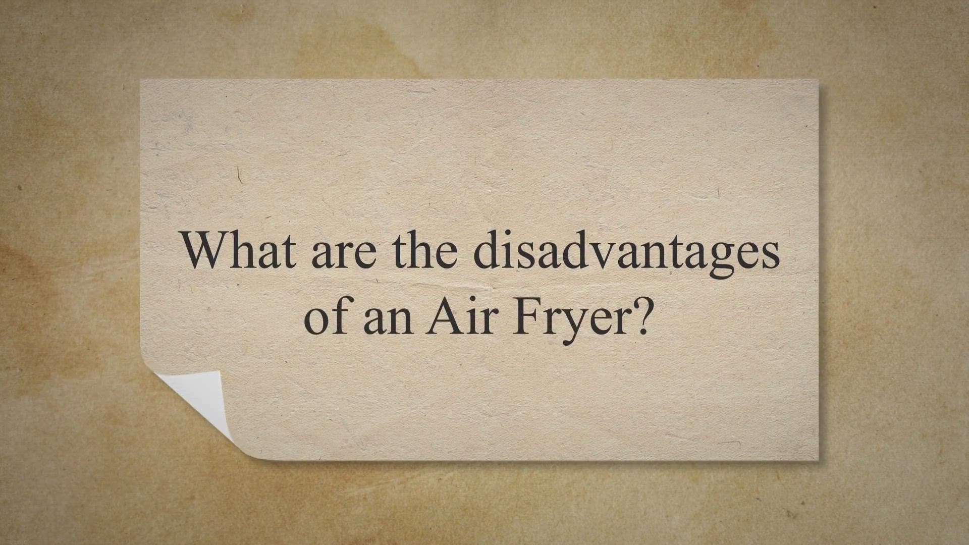 Video thumbnail for What are the disadvantages of an Air Fryer? – True Home Joy