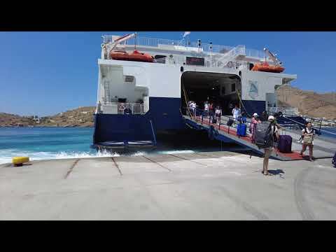 Video thumbnail for Taking a Ferry From Santorini to Ios Island - Greek Island Ferry