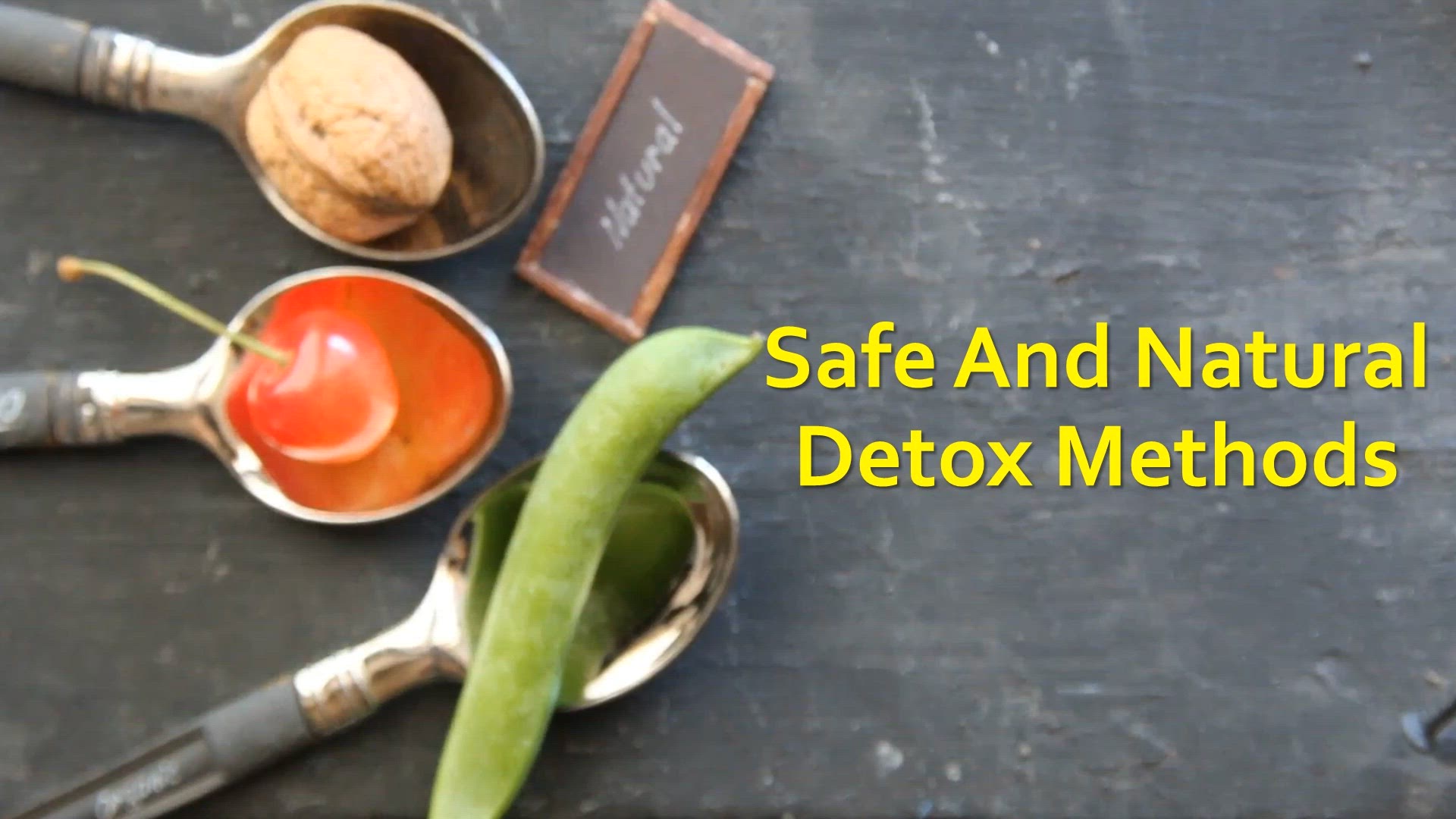 Video thumbnail for Safe And Natural Detox Methods