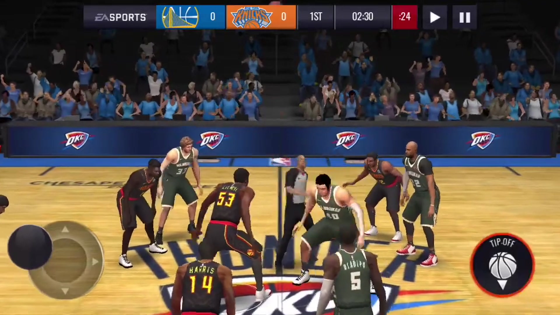 'Video thumbnail for knyt: zion williamson dominates! nba live mobile 20 gameplay'