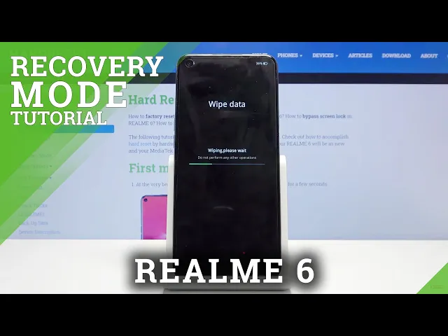 Video thumbnail for Wipe Data in REALME 6 – Restore Defaults / Hard Reset by Recovery Mode