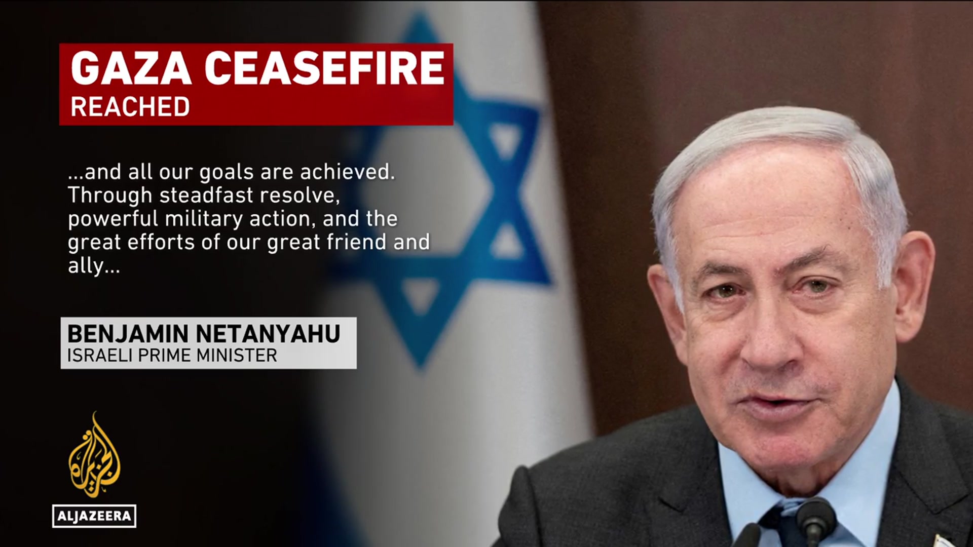 'Video thumbnail for Future of Netanyahu's political career is tied to Gaza and this ceasefire: Analysis'