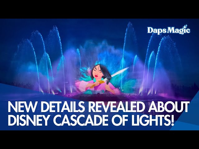Video thumbnail for Disneyland Paris Reveals Details of 'Disney Cascade of Lights' at Disney Adventure World