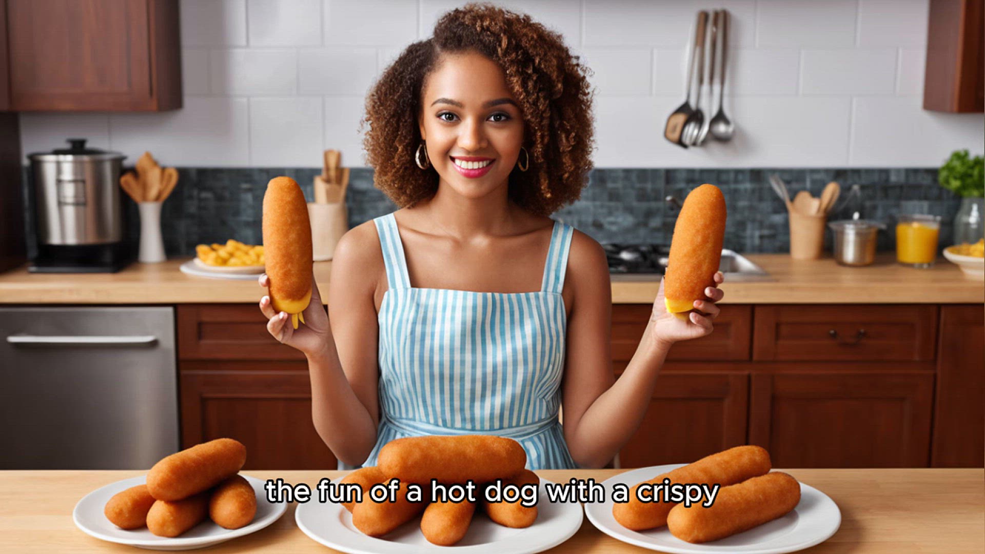 Video thumbnail for Corn dogs Recipe