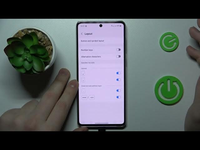 Video thumbnail for Samsung Galaxy A73 & Samsung Keyboard Settings - Add Numbers to Keyboard