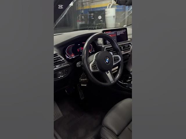 Video thumbnail for Brand New BMW X3 xDrive gets a full interior detail. #shortsfeed #shorts #detailingwash #fyp #car