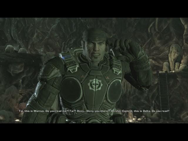 Video thumbnail for Gears of War 2 - Act 2 2-1 Scattered: Grindlifts Inner Hollow Arrival Cutscene | Alpha One Comms