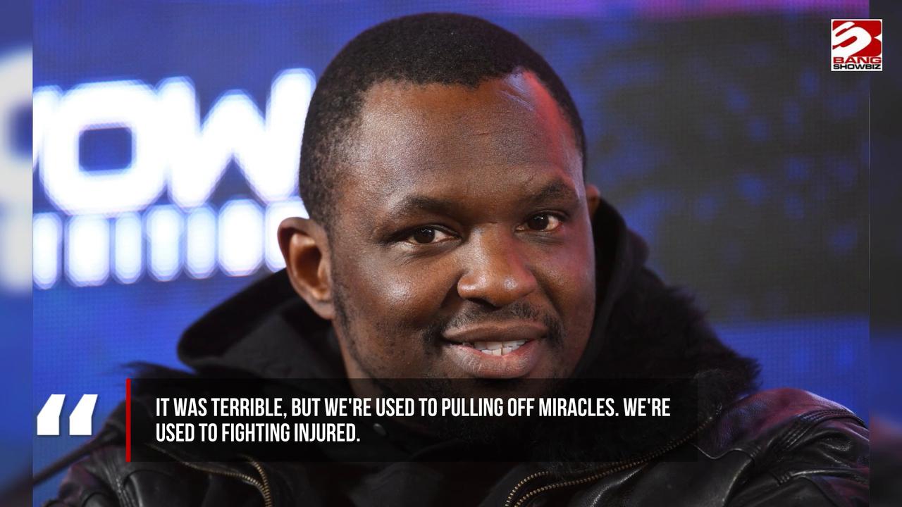 Video thumbnail for Dillian Whyte broke his foot before Moses Itauma defeat last year