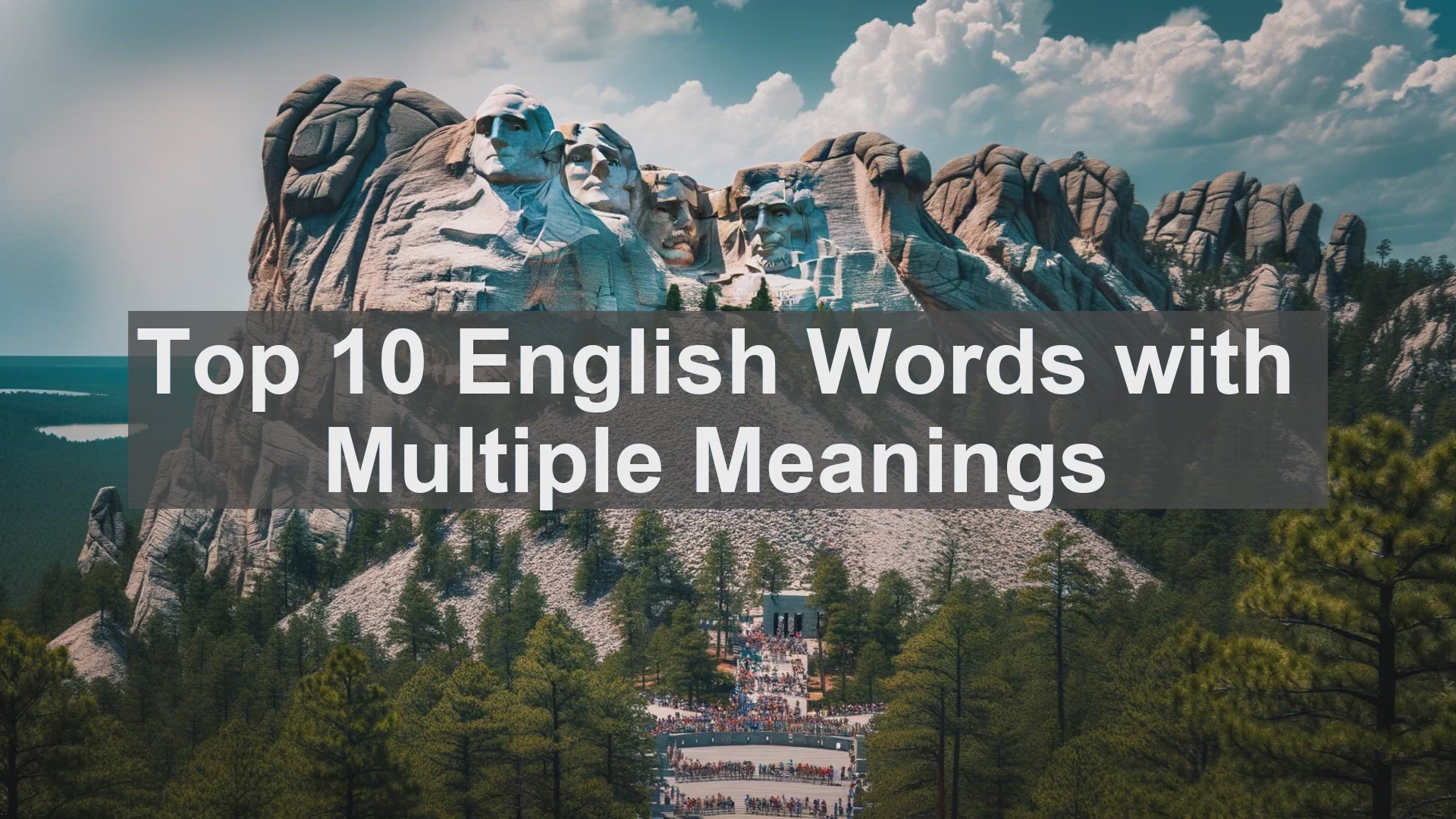 'Video thumbnail for Top 10 English Words with Multiple Meanings'