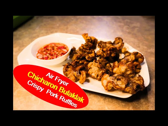 Video thumbnail for Air-fried Crispy Chicharon Bulaklak. Filipino Crispy Pork Ruffles