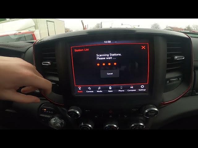 Video thumbnail for How to Check Radio Stations List in Dodge RAM REBEL 1500 II ( 2019 - now )