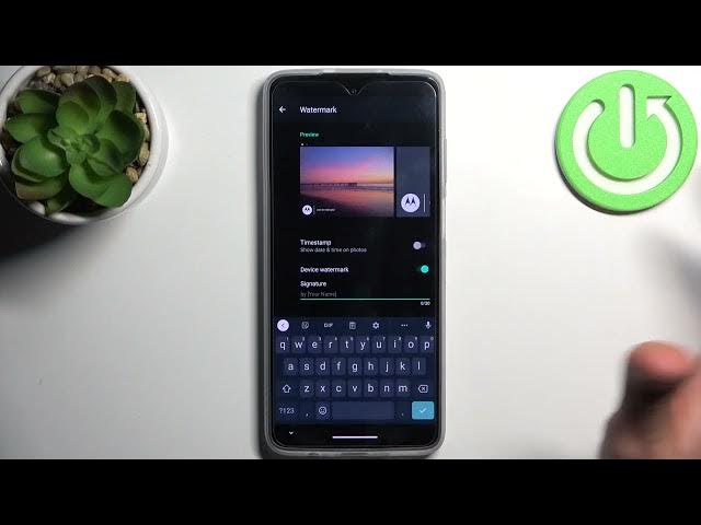 Video thumbnail for How to Customize Watermark in MOTOROLA Moto G52 – Watermark Management