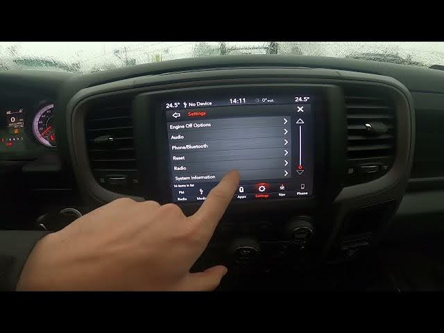 Video thumbnail for How to Enable or Disable AF for Car Radio in Dodge Ram 1500 II ( 2019 - now ) | Use AF in Radio