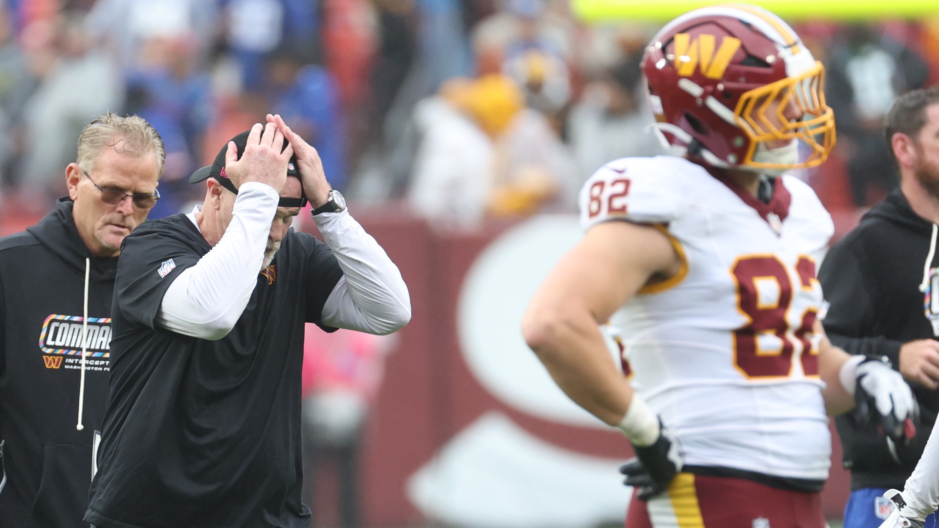 Video thumbnail for Dan Quinn Blamed for Commanders' Historic Clock Blunder