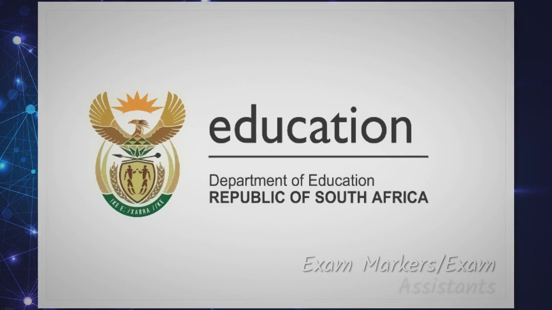 Video thumbnail for CV Registration On Matric Exam Markers/Exam Assistants Job Database